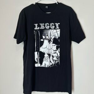 Leggy Band Large Black T-shirt